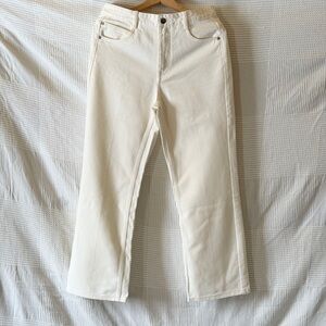 Ivory Women's Jeans with Back Detail